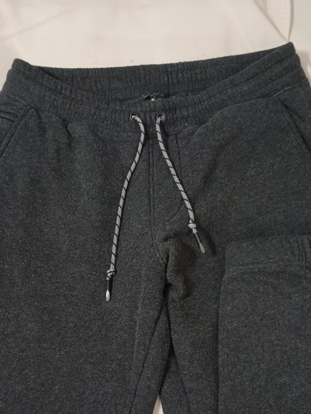 Men's Dark Charcoal Drawstring Sweatpants
